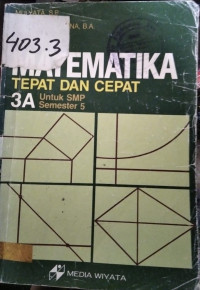 Image of MATEMATIKA TEPAT DAN CEPAT
