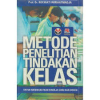 Image of METODE PENELITIAN TINDAKAN KELAS