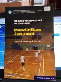Image of PEDOMAN PENGEMBANGAN TES DIAGNOSTIK PENDIDIKAN JASMANI