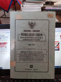 Image of UNDANG-UNDANG PEMILIHAN UMUM